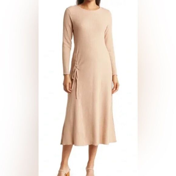 NWT Stitchdrop Waffle Knit Sweater Dress - Picture 1 of 6